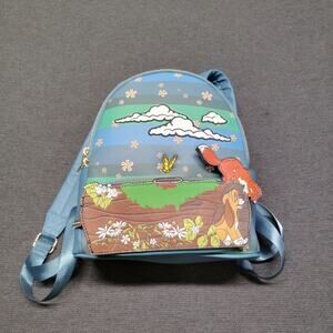 Disney Danielle Nicole Fox and the Hound Log Mini Backpack Tod Copper Box Lunch